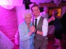 the groom with his grandmother - wedding  party with DJ carmignano