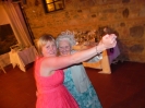 couple dances with her New zeland grandmother  in tuscany